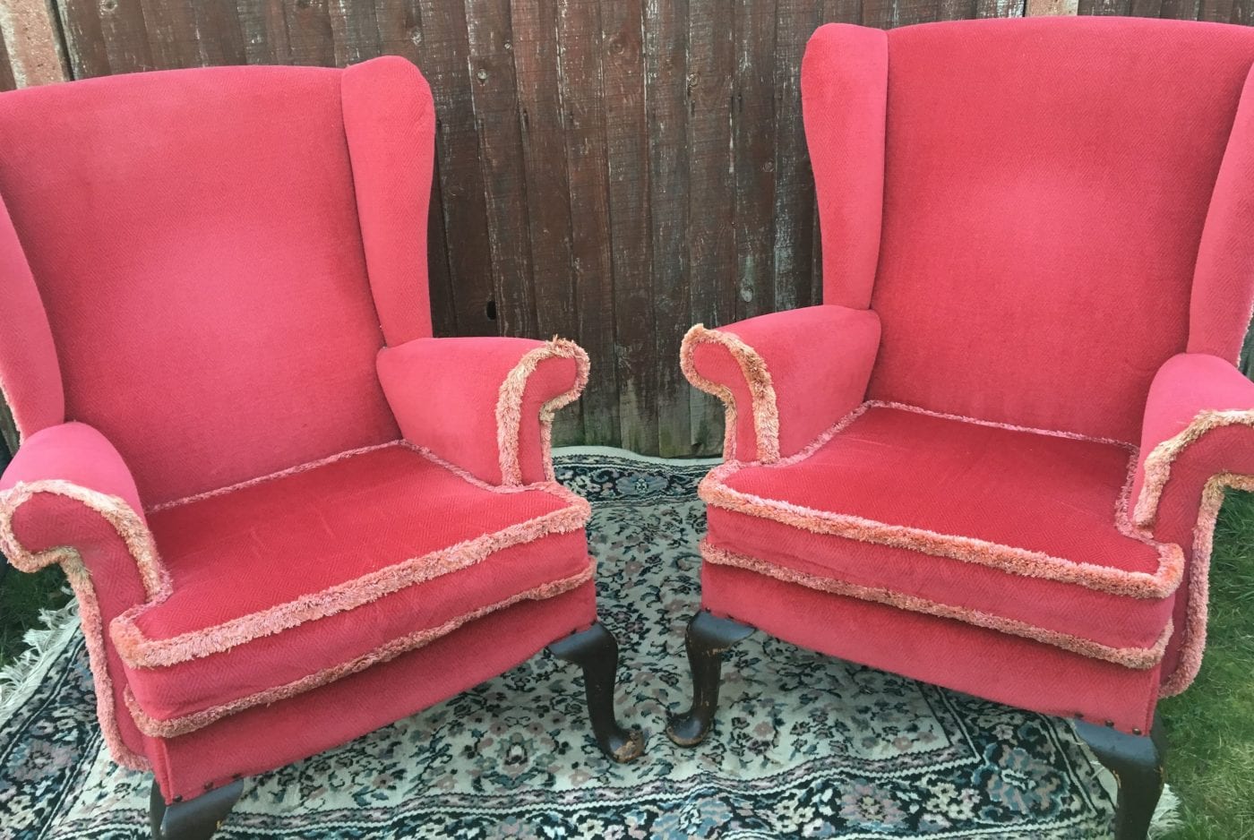 Vintage armchair set